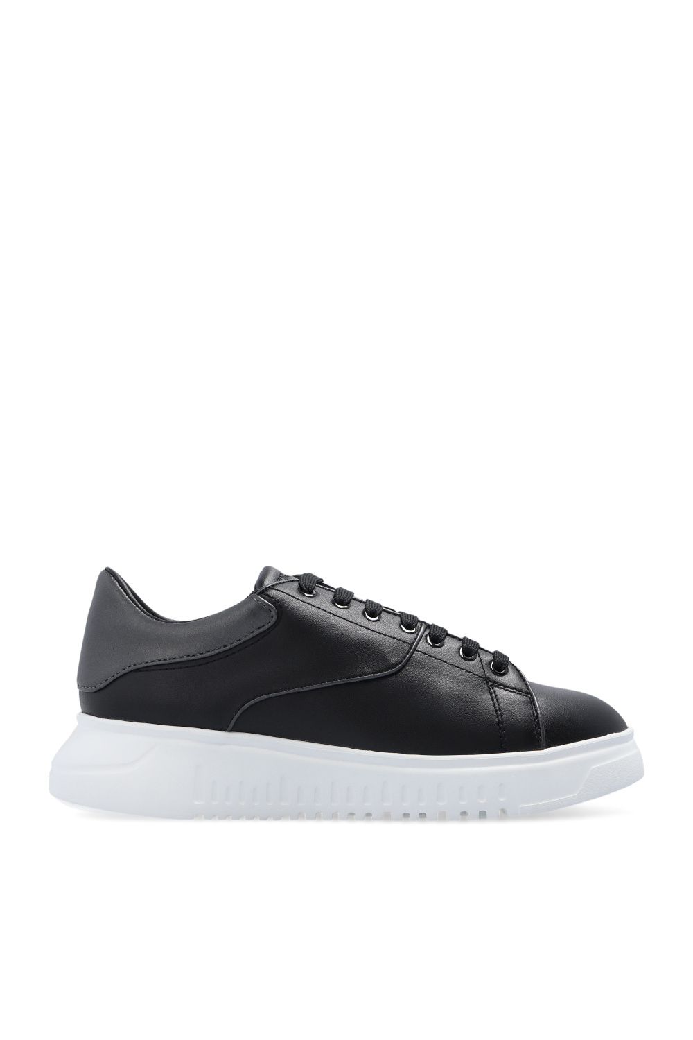 Black Sneakers with logo Emporio Armani IetpShops Romania